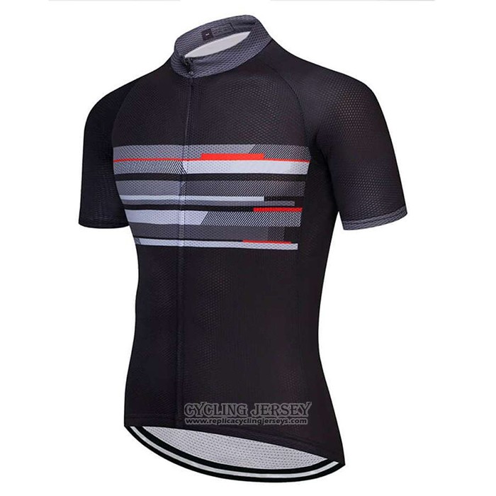 2021 Cycling Jersey Factory Stock Black Short Sleeve And Bib Short